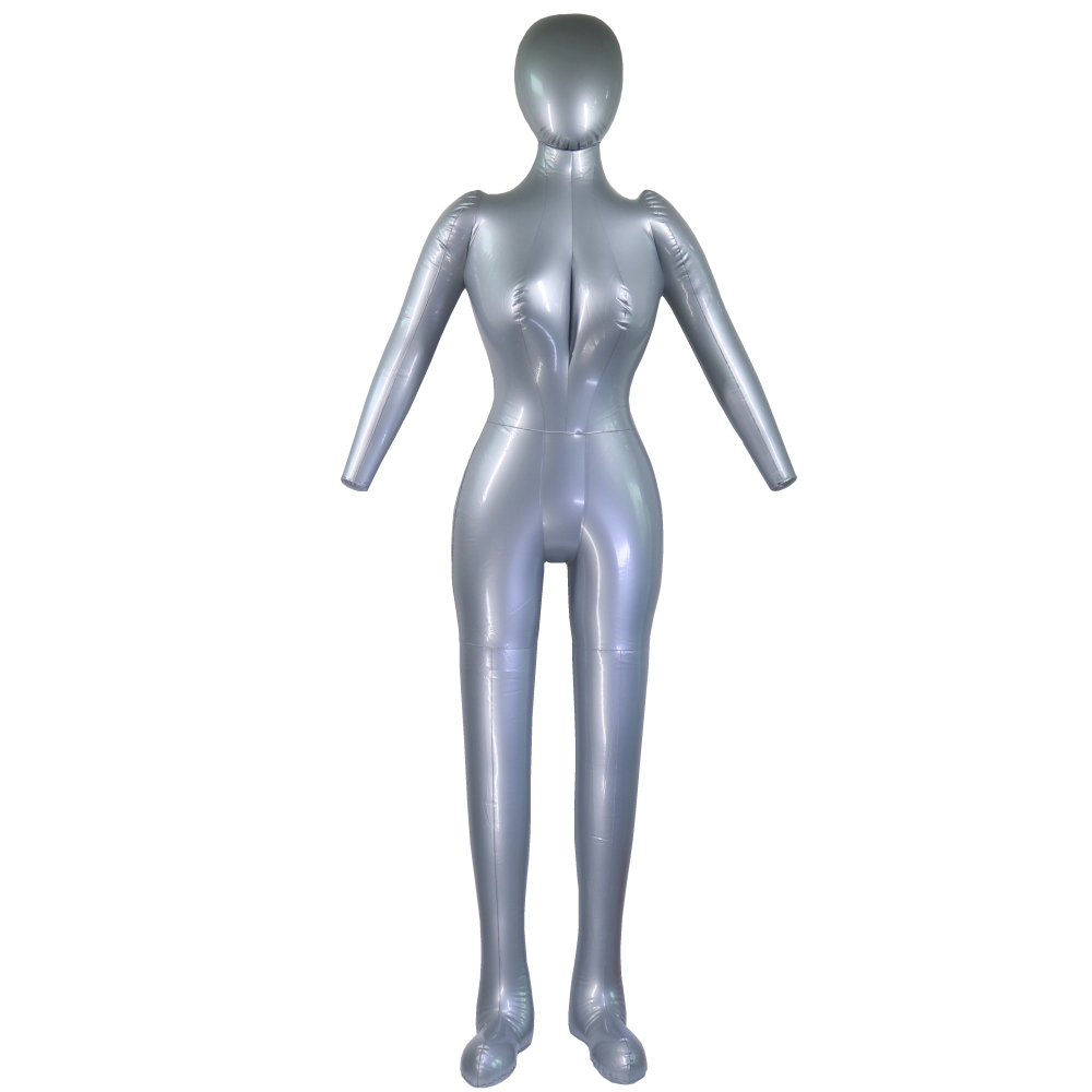Dress Form Mannequin - Opblaasbare volledige vrouwenpop met armen, damesmannequin,