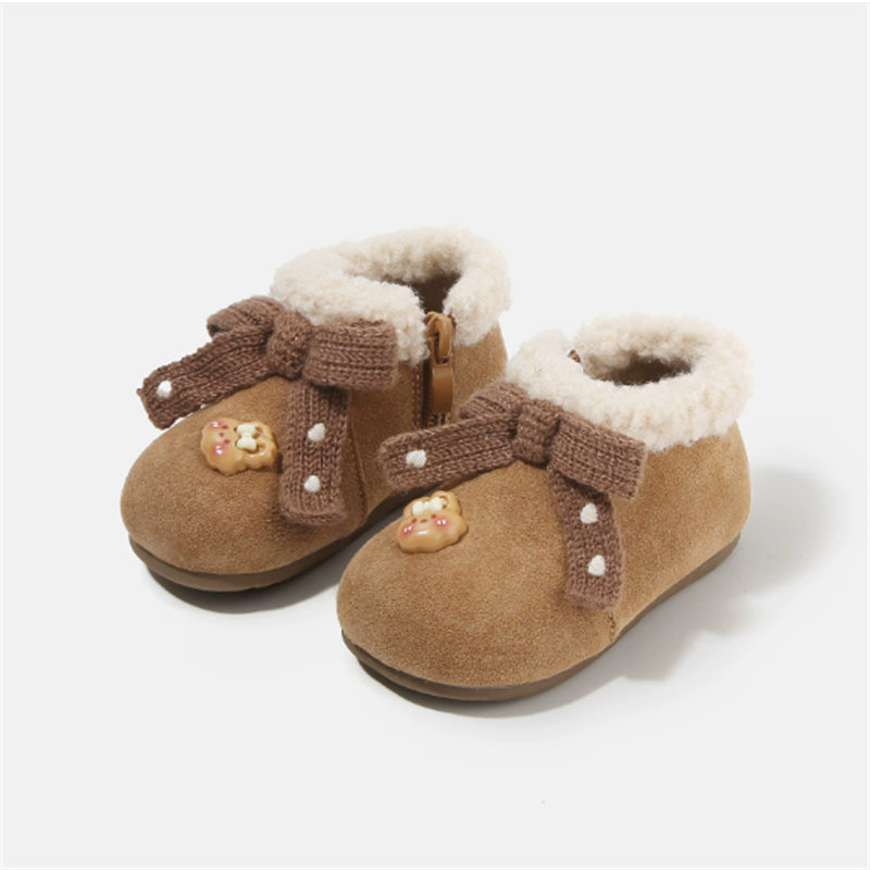 Sewing Gt - Winter Nieuwe Baby Schoenen Leer Warm