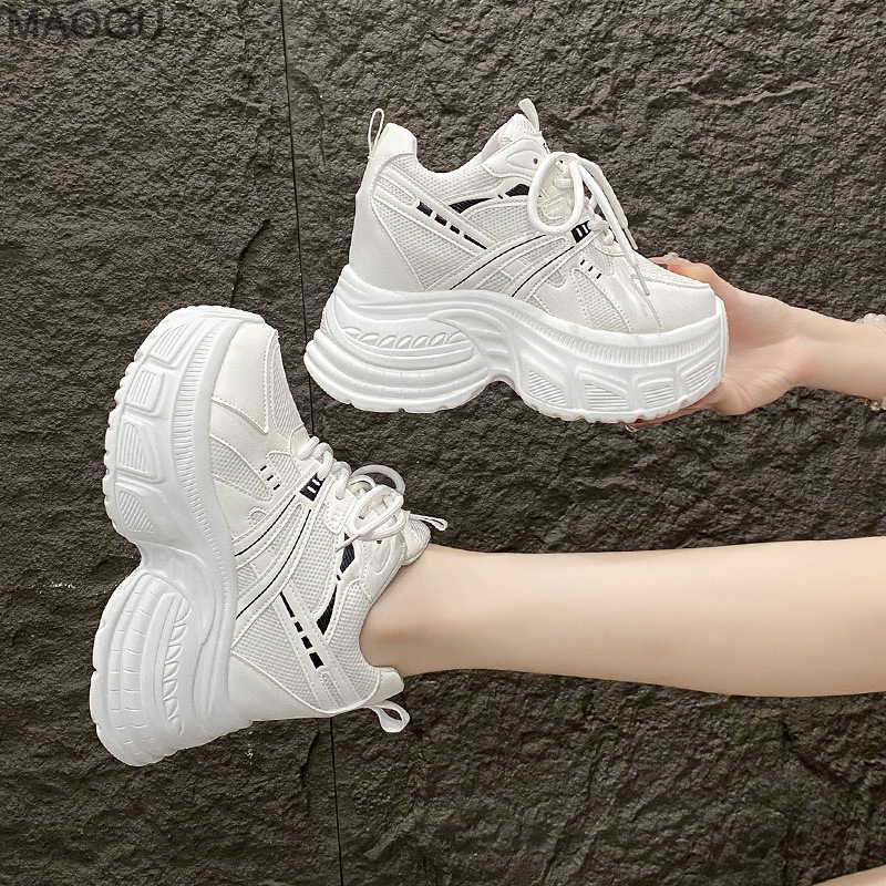 Sewing Cloth - 10CM Hoogte Toenemende vrouwen Chunky Sneakers