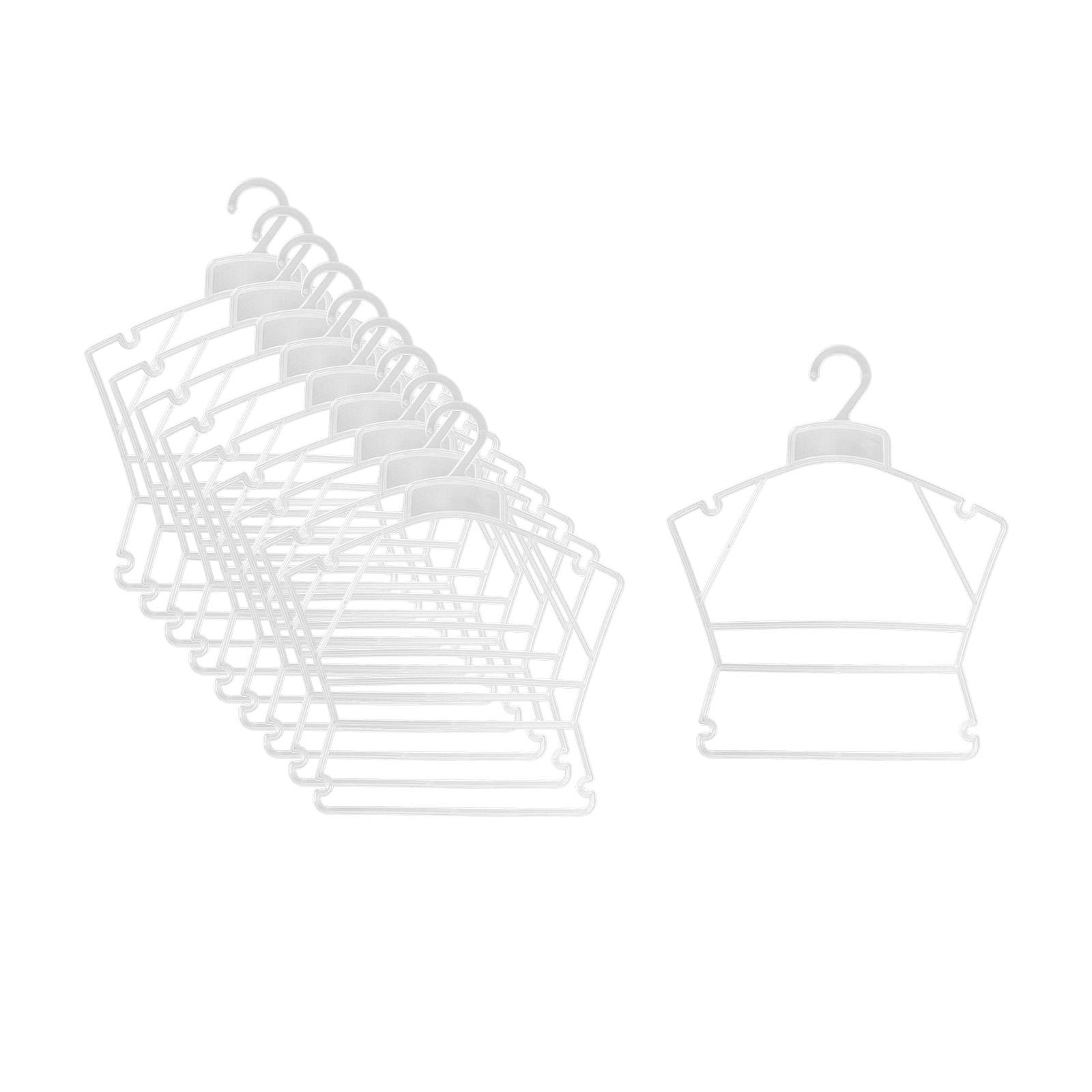 Dress Form Mannequin - 10 stuks badkledinghangers organisator opslag lingerie
