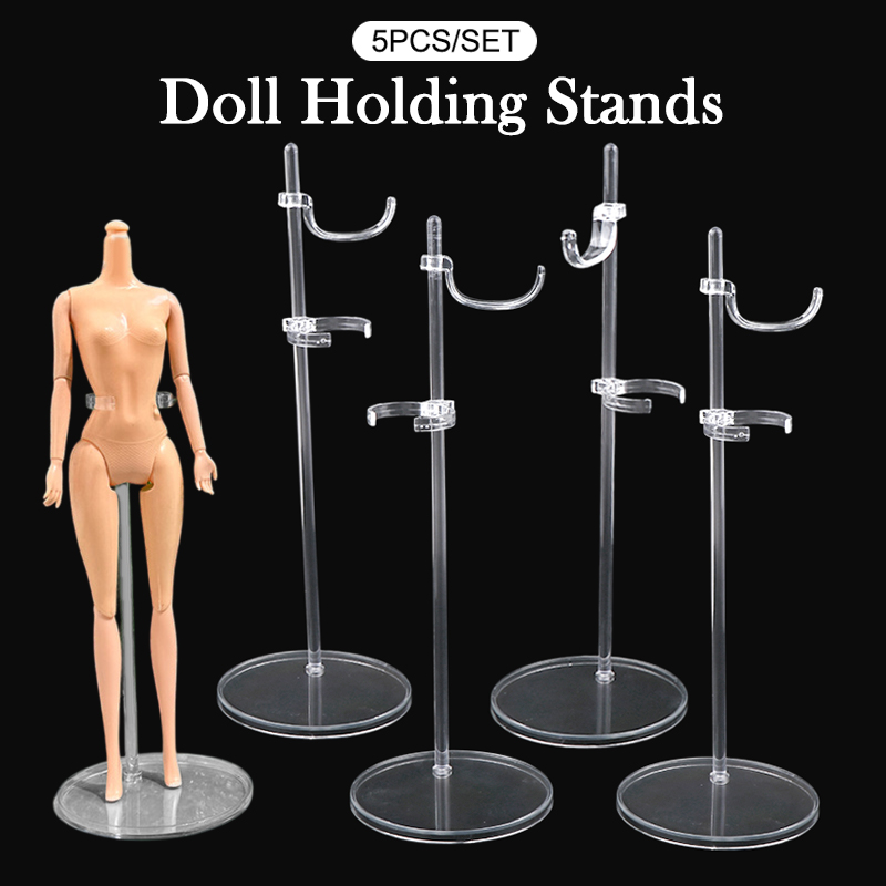 Dress Form Mannequin - 5 Stuks Transparante Rekken Mannequin Model