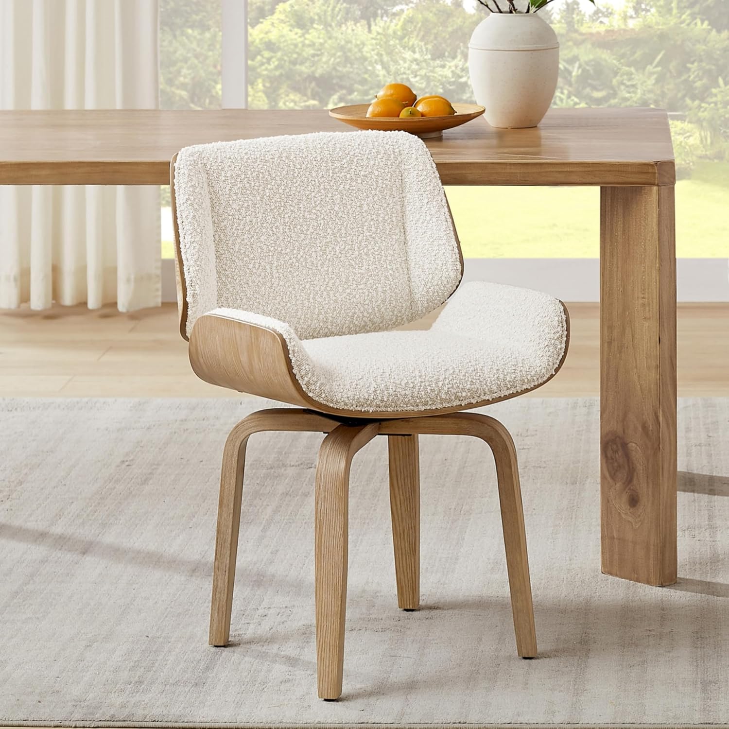 Century Textile & Sewing Supply Online Shopping - Draaibare eetkamerstoel, met stof beklede eetkamerstoel