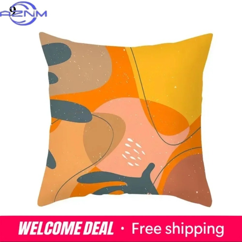 Boho oranje abstracte kussenho - Century Textile & Sewing Supply Online Shopping recensie en prijs