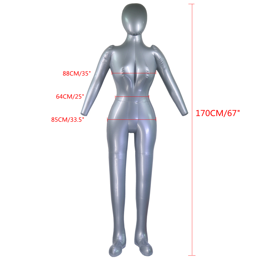 Opblaasbare volledige vrouwenp - Dress Form Mannequin recensie en prijs