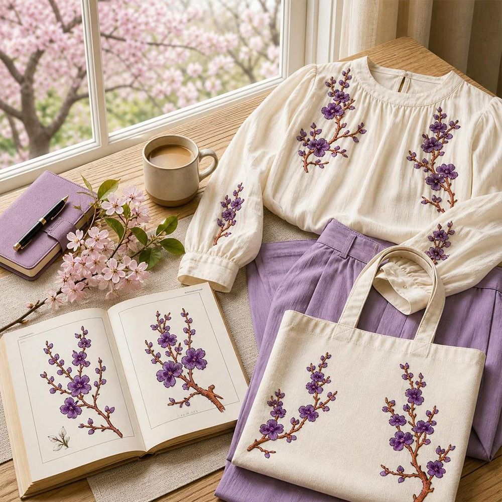 DIY Kersenbloesem Strijkpatche - Textile For Sewing recensie en prijs