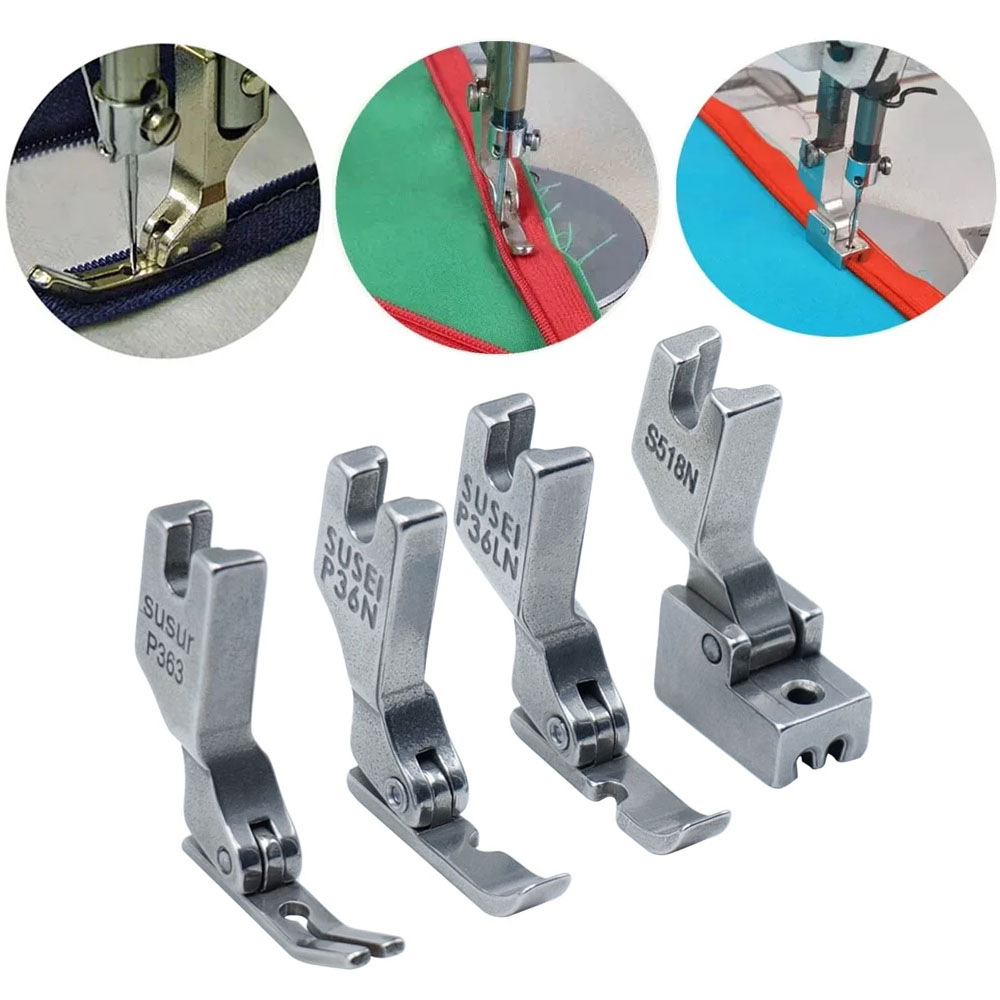 4 stks/set Rits Naaivoet Indus - Zipper Foot Presser recensie en prijs