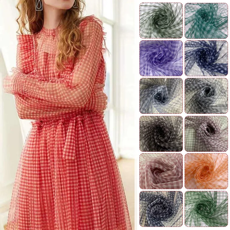 90x150cm geruite mesh stof tra - Is Sewing A Textile Craft recensie en prijs