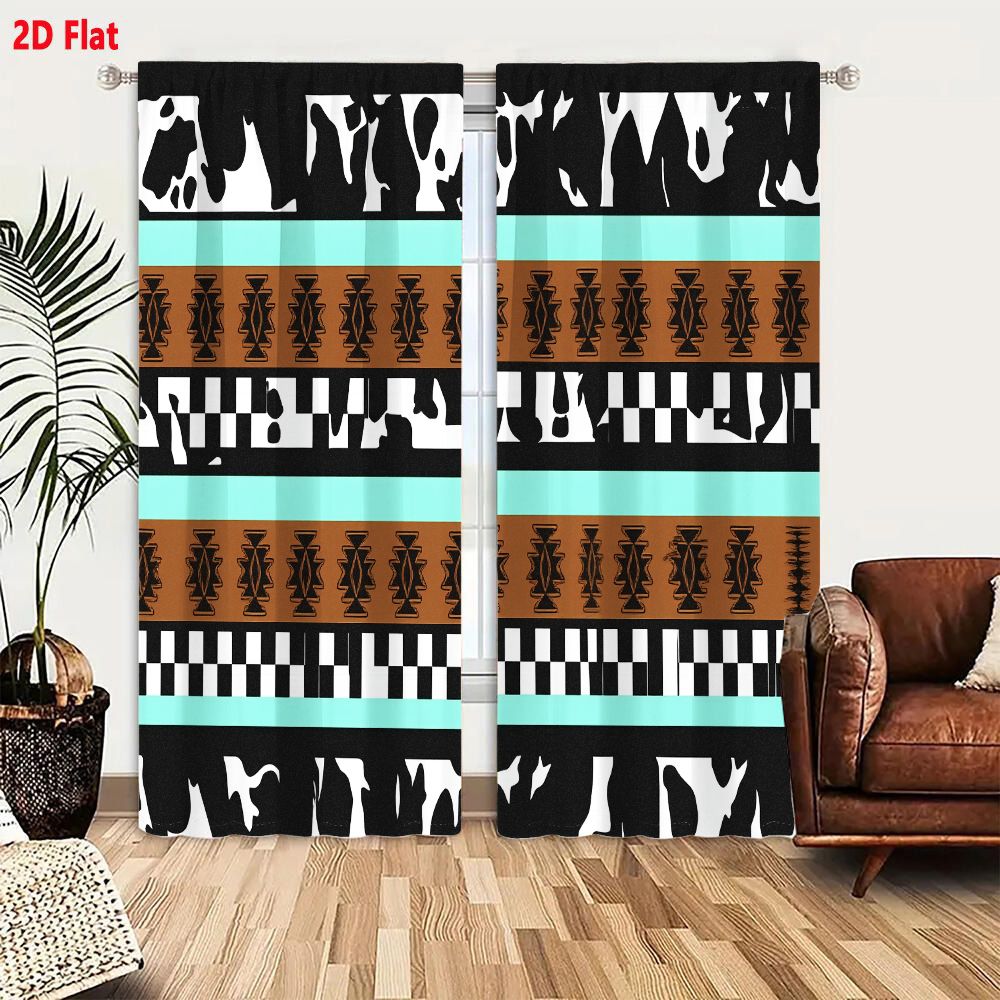 2 stuks gordijnen 2D plat geom - Century Textile & Sewing Supply Online Shopping recensie en prijs