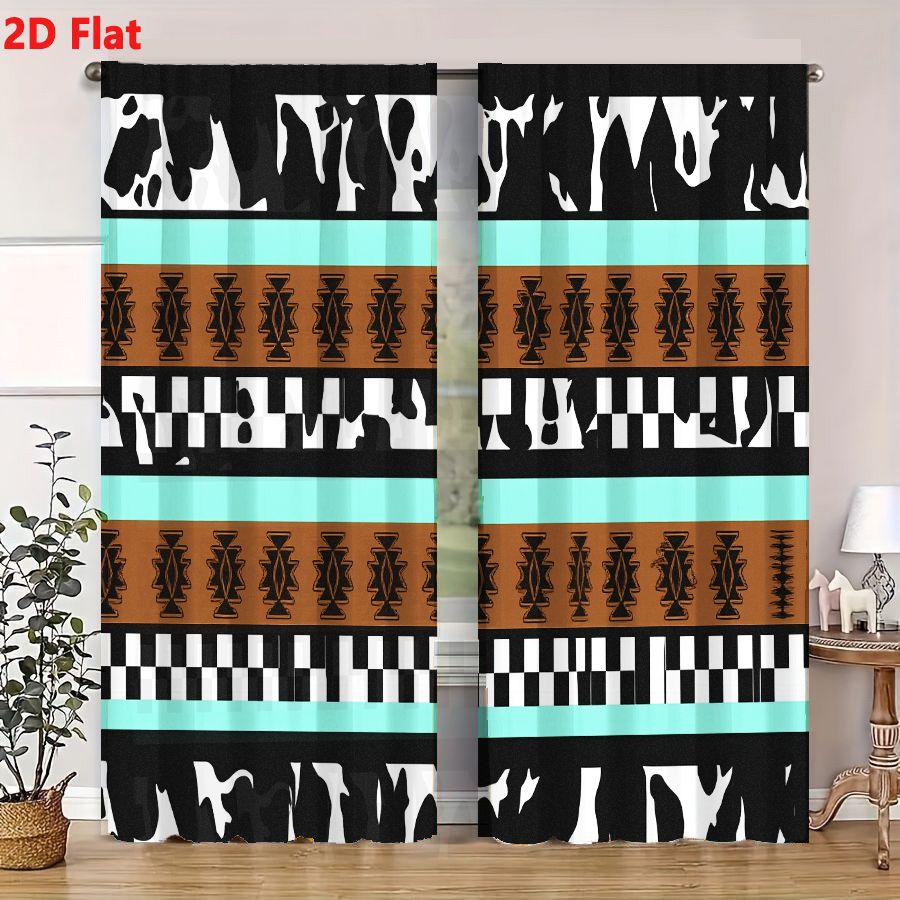 2 stuks gordijnen 2D plat geom - Century Textile & Sewing Supply Online Shopping recensie en prijs