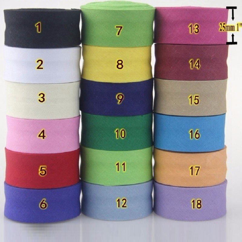 25mm katoenen biaisband, gestr - Binding Tape Bias recensie en prijs