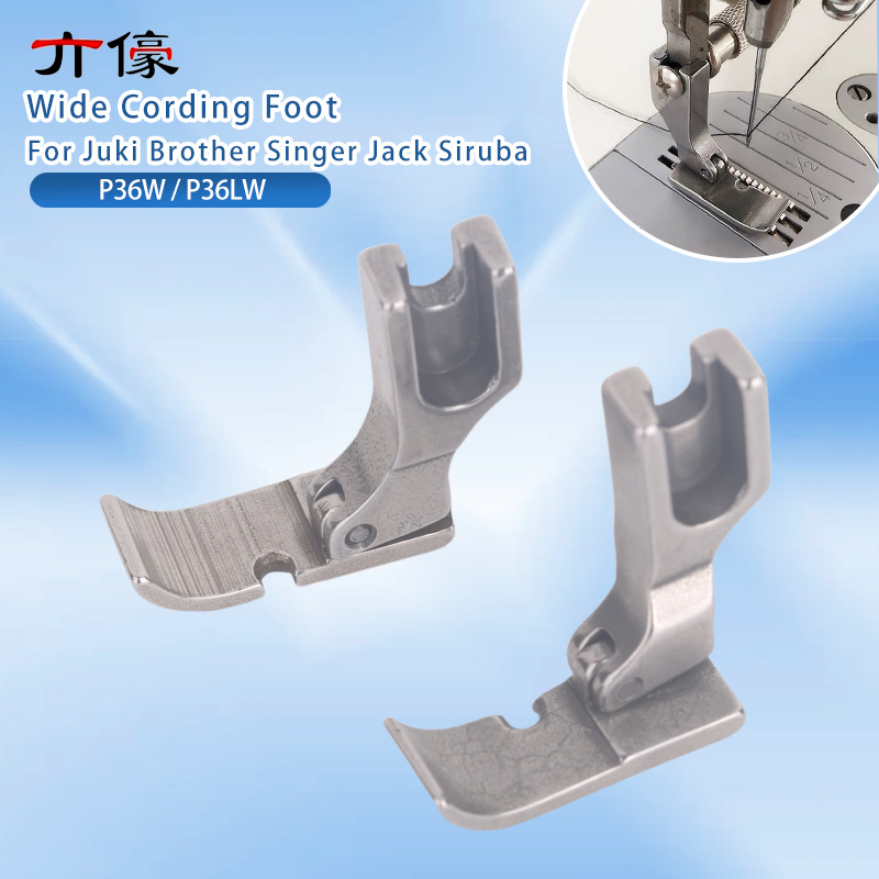 P36W P36LW Brede Cording Voet  - Zipper Foot Presser recensie en prijs